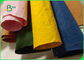 Papier d'emballage lavable de fibre rose jaune incassable dans la cour de la taille 150cm*110 de petit pain