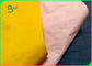 Papier d'emballage lavable de fibre rose jaune incassable dans la cour de la taille 150cm*110 de petit pain