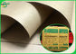 Le GV a approuvé le papier naturel dur de revêtement de la rigidité 90gsm Brown Papier d'emballage pour des sacs de ciment