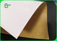 250gsm Clay Coated Kraft Back Paper blanc pour l'emballage de nourriture 790 * 1090mm