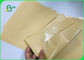 Brown/Papier d'emballage blanc a enduit le PE de papier de 60gsm +10g de catégorie alimentaire de l'OIN de FDA a approuvé
