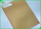 Unbleach Brown colorent le papier pur de revêtement de métier du panneau 135g 200g de Papier d'emballage pour l'emballage