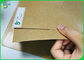 le papier de Brown emballage de nourriture de carton de revêtement du PE 300G + 15G couvre pour des bateaux de nourriture