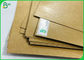 Le carton de empaquetage 90g de densité dure au pe 450g a enduit les feuilles brunes de revêtement de papier d'emballage