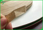 Petit pain blanc pur de papier de couleur solide du papier d'emballage de Vierge 120grs 60grs pour la paille de catégorie comestible