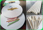 bâton blanc solide 620mm de bruit de 60g 120g Straw Paper Rolls For Cake