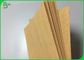 Papier 100% de revêtement de Papier d'emballage de couleur de la pulpe 350gsm 400gsm Brown de Vierge pour la fabrication de cartons de gâteau