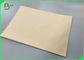 Papier en bambou non blanchi approuvé par le FDA d'emballage alimentaire de pulpe de papier de 80sm 120gsm emballage