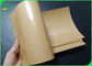 Papier couché par PE simple sulfurisé de Brown emballage pour l'emballage de nourriture