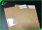 Feuilles non-enduites de papier de Brown emballage d'emballage alimentaire de taille d'A4 A5 avec le certificat de FDA