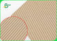 Carton ondulé de visage simple pour des métiers de DIY surface plane 110gsm + 120gsm