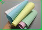 3 parts de NCR de papier d'imprimerie sans carbone avec la couleur verte rose bleu-clair