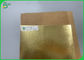Papier d'emballage lavable de couleur 0.55mm d'or imperméable de 0.3mm pour le sac réutilisé