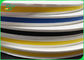 Catégorie comestible Straw Paper For Strip Straws imprimable coloré 15mm