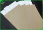 140gsm recyclable 170gsm Clay Coated Kraft Back Board blanc pour le support de tasse de papier