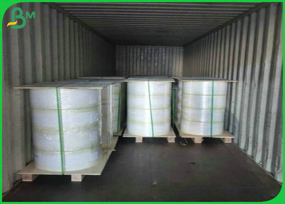 756mm 781mm petit pain de papier brillant latéral de 2 50gr Woodfree pour l'impression manuelle de produit