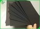 La pâte du bois 350GSM naturelle du papier d'emballage noir pour font le boîte-cadeau à extrémité élevé