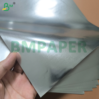 Papier pour étiquettes de bière argenté métallisé 80 g/m² 90 g/m² pour bouteilles et canettes de bière