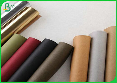 Petit pain lavable différent de tissu de la couleur 0.55MM Papier d'emballage pour faire des sacs à main