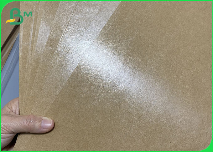 Le PE 275gsm/300gsm sulfurisé a enduit le petit pain brun de papier d'emballage pour la cuvette à emporter