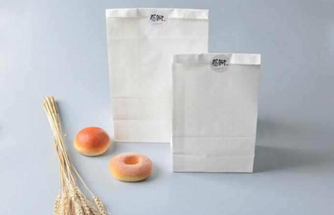 Le sac à catégorie comestible empaquettent 70 le petit pain blanc de GM/M 80 GM/M 120 GM/M Papier d'emballage Papel pour le sac de farine
