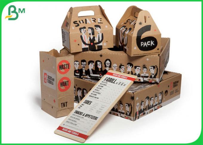 papier d'emballage enduit de PE de la catégorie 15g comestible 300g pour la caisse d'emballage de nourriture