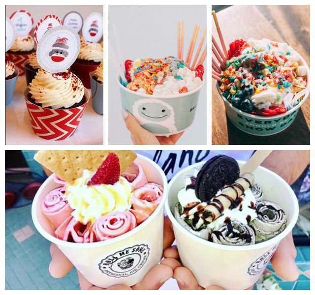 papier couché par PE de la catégorie 250g + 20g comestible pour l'industrie de crème glacée