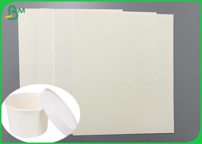 papier couché par PE imprimable de la catégorie 250gsm comestible pour des tasses et des couvercles de crème glacée