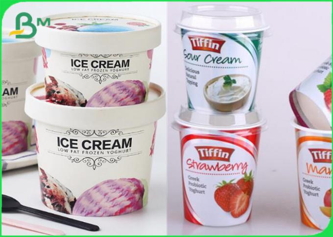 le PE 250gsm + 20g a enduit le conseil imperméable de papier d'emballage pour la cuvette de crème glacée