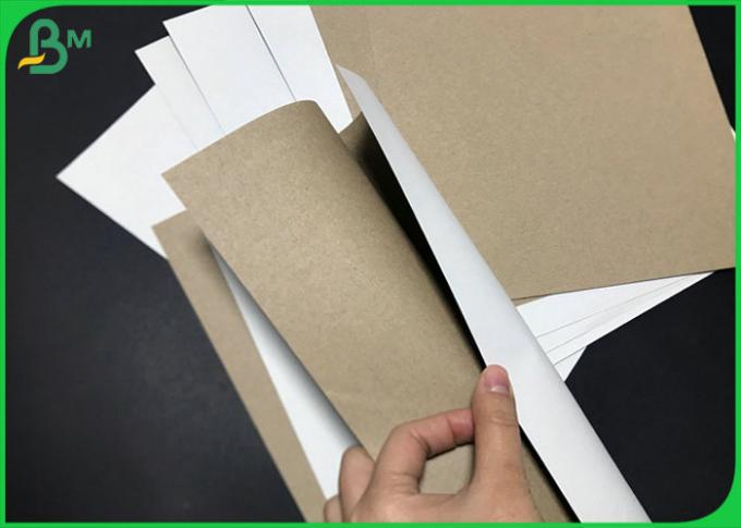 Écologique réutilisé réduisent en pulpe les feuilles supérieures blanches de panneau de revêtement de 150gsm 170gsm Papier d'emballage
