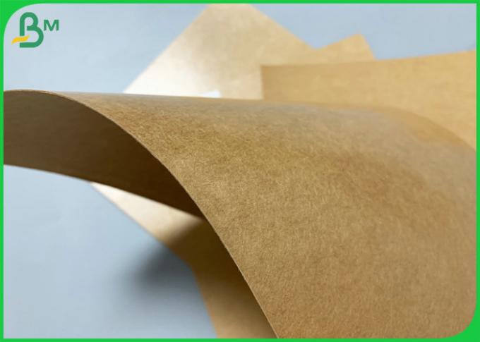 Papier 270gsm de Brown emballage de catégorie comestible avec du PE 15gsm enduit pour la boîte sèche à nourriture