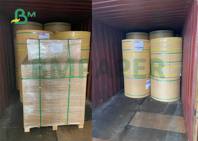 100% catégories comestibles 325gr 365gr ont enduit le petit pain de papier d'emballage pour la boîte de paquet de nourriture imprimée