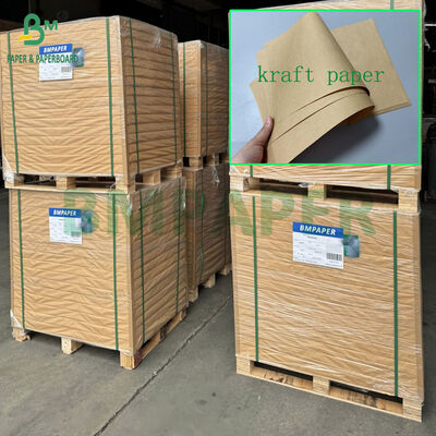 Papier Kraft Durable 100gsm 120gsm Sécurité Alimentaire pour Sacs 800mm 900mm