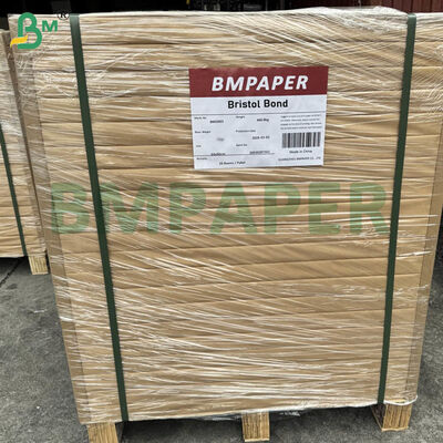 250gsm Uncoated White Cardboard Bristol Bond Paper Sheets 24.5 X 36in Heavyweight Smooth Surface