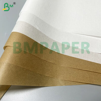 Feuille - Papier de boulangerie sans adhésifs papier kraft parchment brun et blanc
