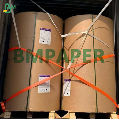 250 gm 300 gm papier kraft blanc pour les étiquettes jumbo rouleaux, surface rugueuse