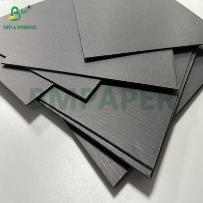 Carton ondulé couleur noire flûte F de 1,5 mm et 1,7 mm pour emballage 1000 x 1420 mm