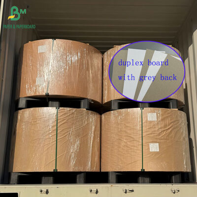 Carton couché argile 250gsm 300gsm dos gris pour emballage 27.25x28 pouces