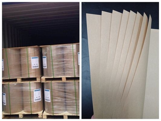 Le FSC et le FDA ont délivré un certificat le petit pain de papier de catégorie comestible pour la pulpe de Vierge d'emballage de nourriture