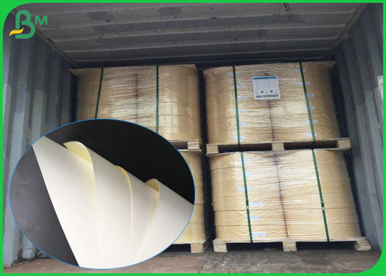 Papier enduit de PE brillant imperméable de 100gsm 120gsm 140gsm 160gsm pour des paquets de nourriture