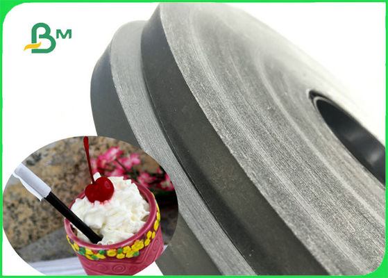 petit pain de papier Slitted noir imprimable de la catégorie 60gsm comestible pour boire FDA FSC