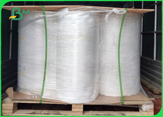 Papier synthétique imperméable imprimable du petit pain 200um pour des labels de bouteille ronde