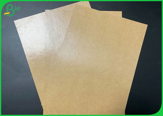 Papier 270gsm de Brown emballage de catégorie comestible avec du PE 15gsm enduit pour la boîte sèche à nourriture