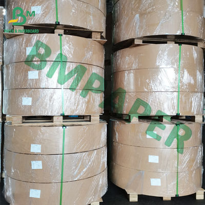 Papier d'emballage blanc non recouvert Papier kraft blanchi pour sacs en papier