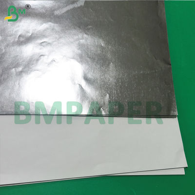 C1S papier d'étiquette de bière blanc d'un côté, argenté de l'autre 65-120 gm