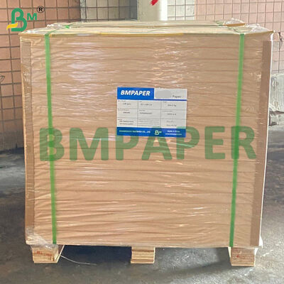 Papier kraft recouvert de cire à une face à rayures rouges 37 gm 42 gm Pour emballer des fruits