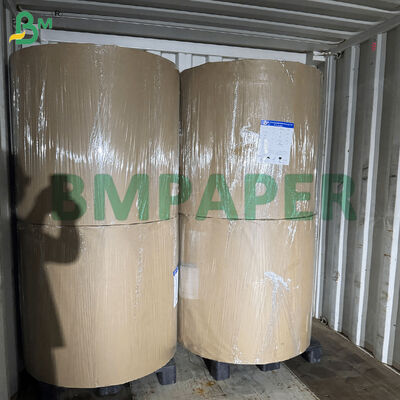 Rouleau de papier Kraft pour enveloppes avec revêtement PE 75g+10g thermoscellable