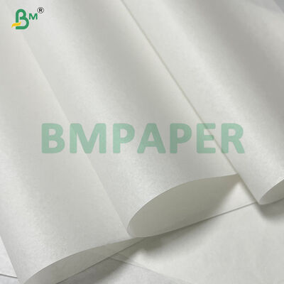 40g 45g Kit 3 Kit 5 Kit 7 Papir d'emballage blanc résistant à la graisse pour la sécurité alimentaire