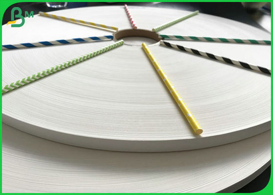 Papier de paille qui respecte l'environnement de 60gsm 120gsm Rolls avec FSC FDA pour des pailles de bande