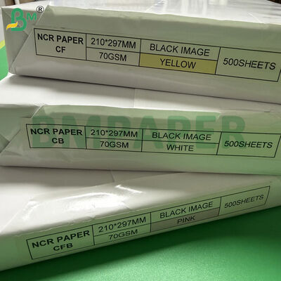 70gsm Papier autocopiant numérique A4 210x297mm CFB Rose avec dos blanc